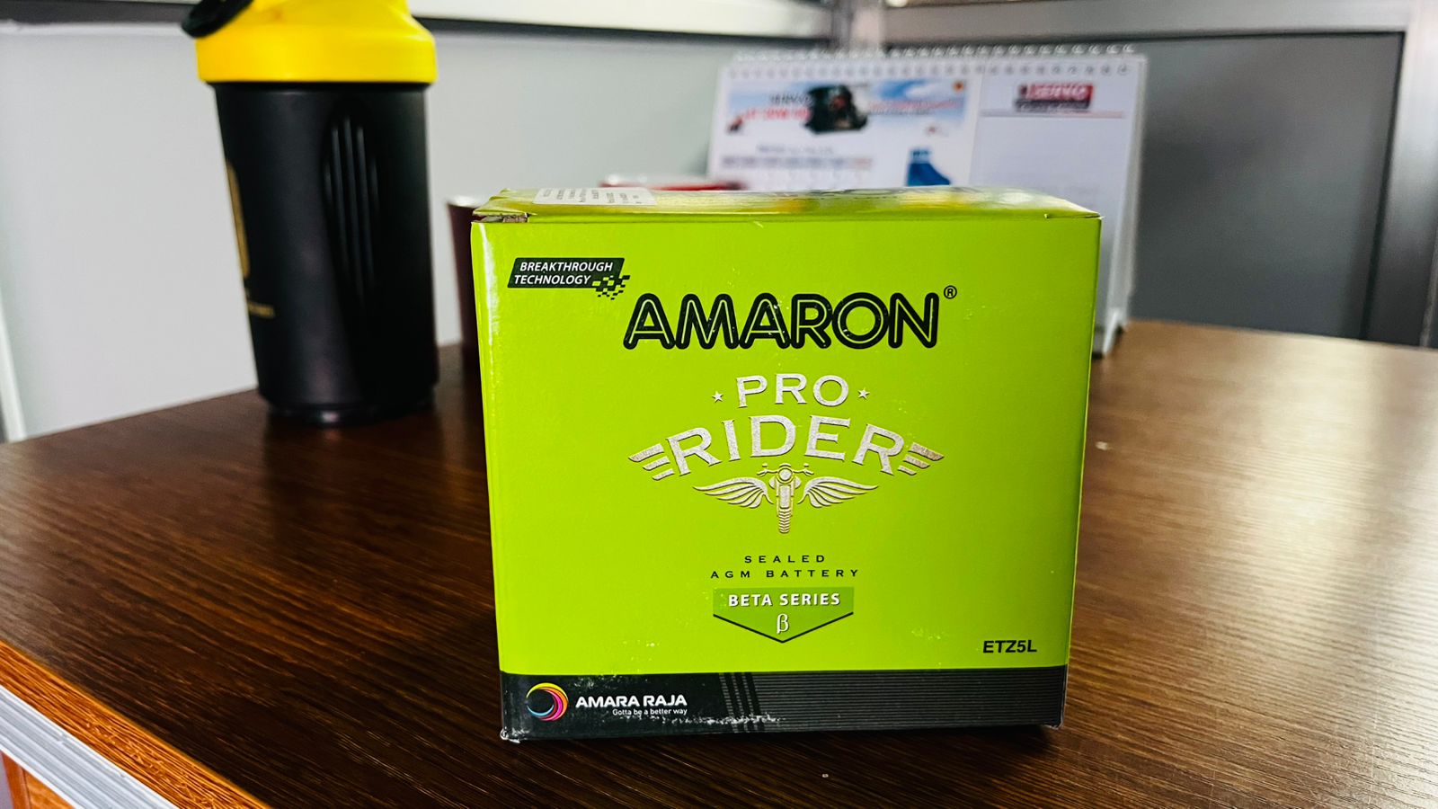 Amaron Pro Rider ETZ5L 5Ah Bike Battery for Yamaha FZ, TVS Ntorq, Ray ZR, Honda Shine || 48 Months Warranty