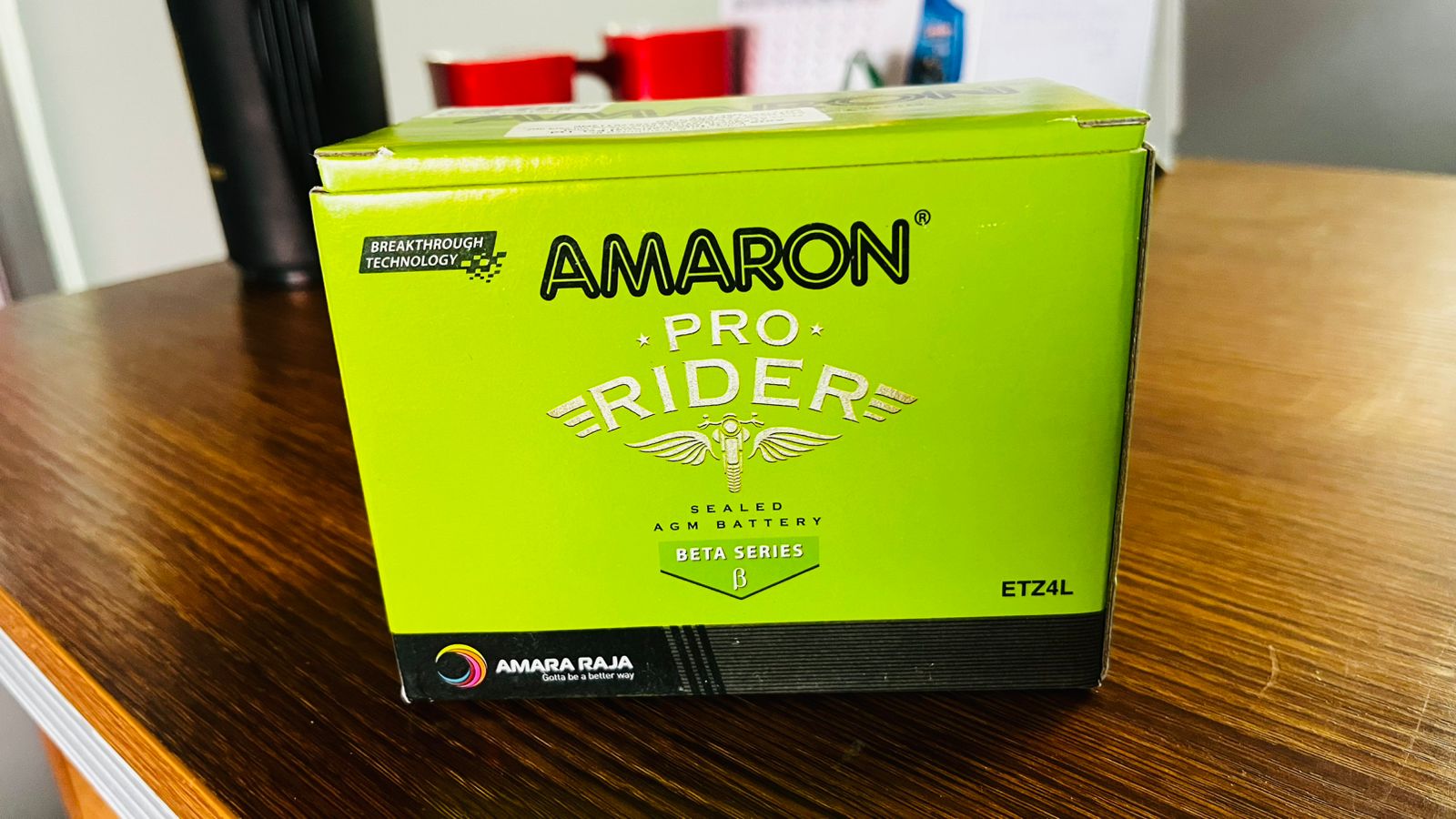 Amaron Pro Rider ETZ4L 4Ah Bike Battery for Honda Dio N/M, Aviator & Shine || Long Life 48 Months Warranty
