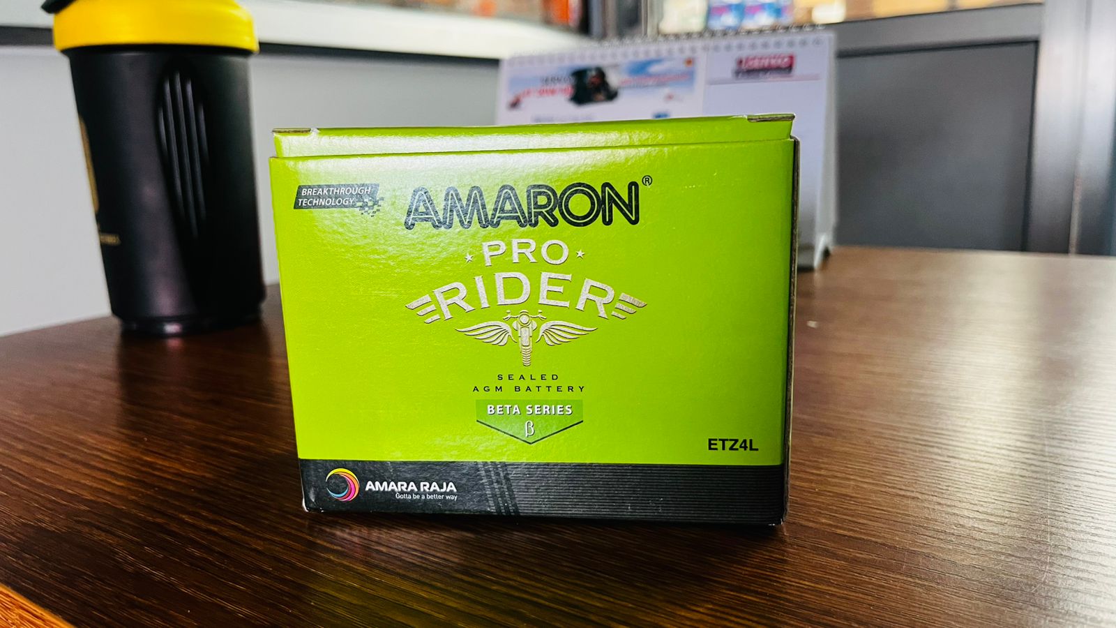 Amaron Pro Rider ETZ4L 4Ah Bike Battery for Honda Dio N/M, Aviator & Shine || Long Life 48 Months Warranty